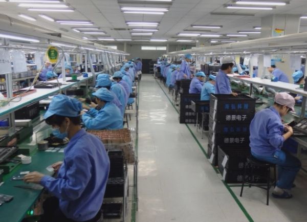 中國崛起為全球高附加值電子產品出口基地